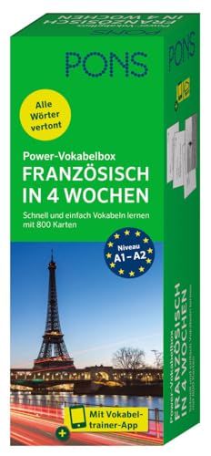 PONS Power-Vokabelbox Französisch: Schnell und einfach Vokabeln lernen mit 800 Karten