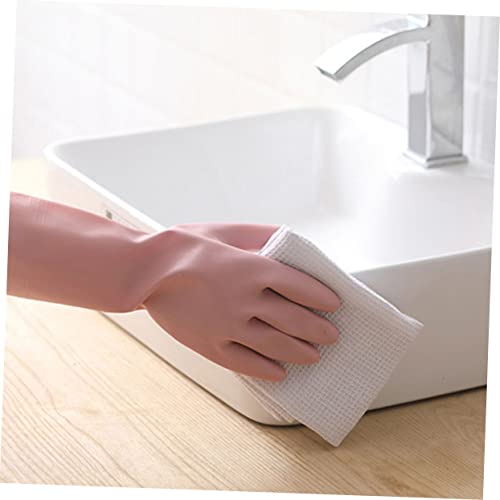 ABOOFAN 1 De Luvas Para Trabalhos Domésticos Luvas De Borracha Para Lavar Louça Luva De Limpeza Luva
