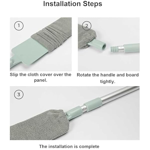 Dust Cleaner чистящее средство щетка для пыли из микрофибры с выдвижной противопылевой щеткой гибкая длинная