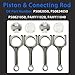 2.4 Engine Overhaul Rebuild Kit w/Timing Chain Kit Piston Con-Rods Valves Bearing Head Gasket Set Fit For Dodge Journey Caliber Jeep Compass Patriot Chrysler 200 Sebring ED3 EDG ED4 ERZ 2.4L 2007-2020