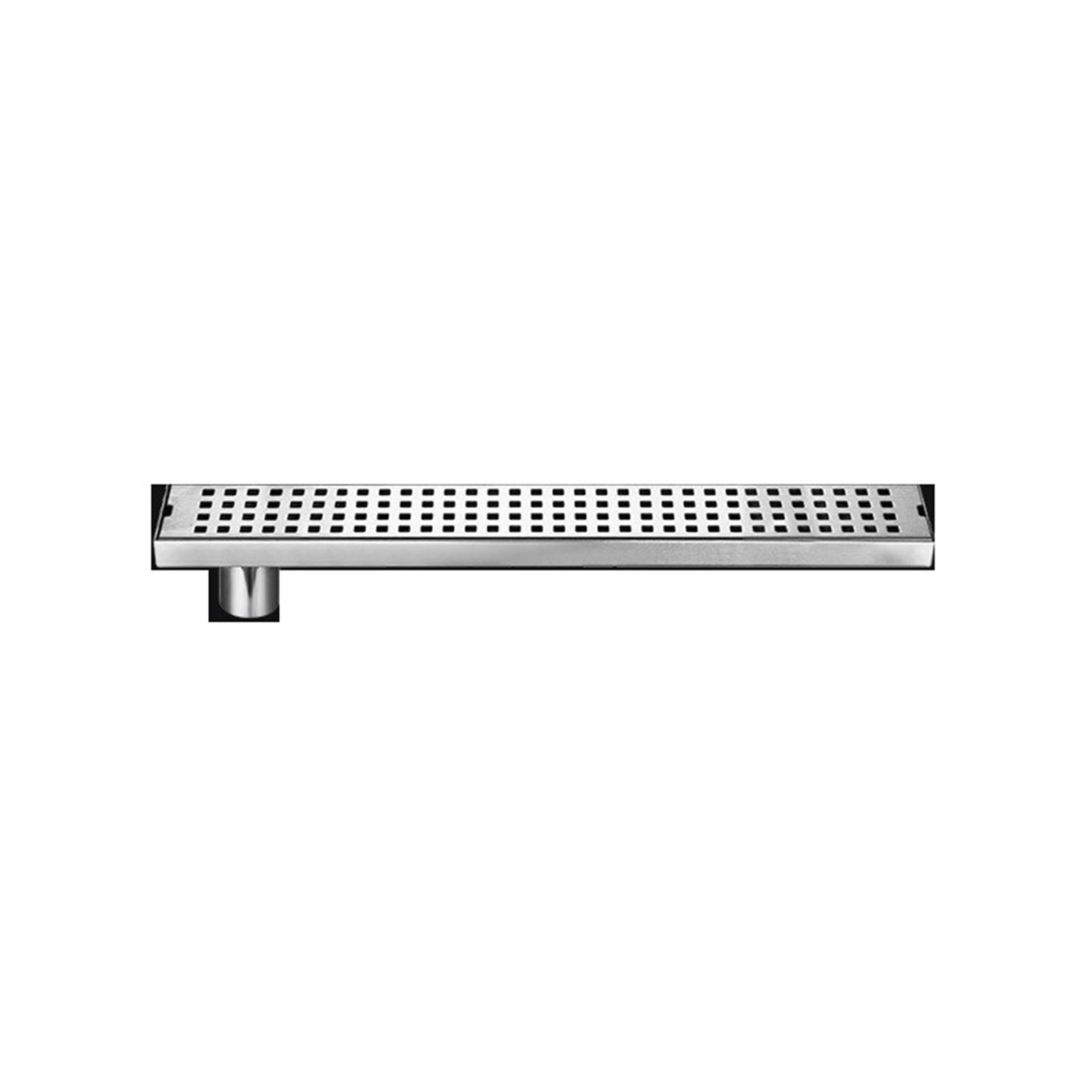 Floor Drain Cover Rectangular Floor Drain Toilet Stainless Steel Thickened Square Hole Large Displacement Long(6.8x50cm C)