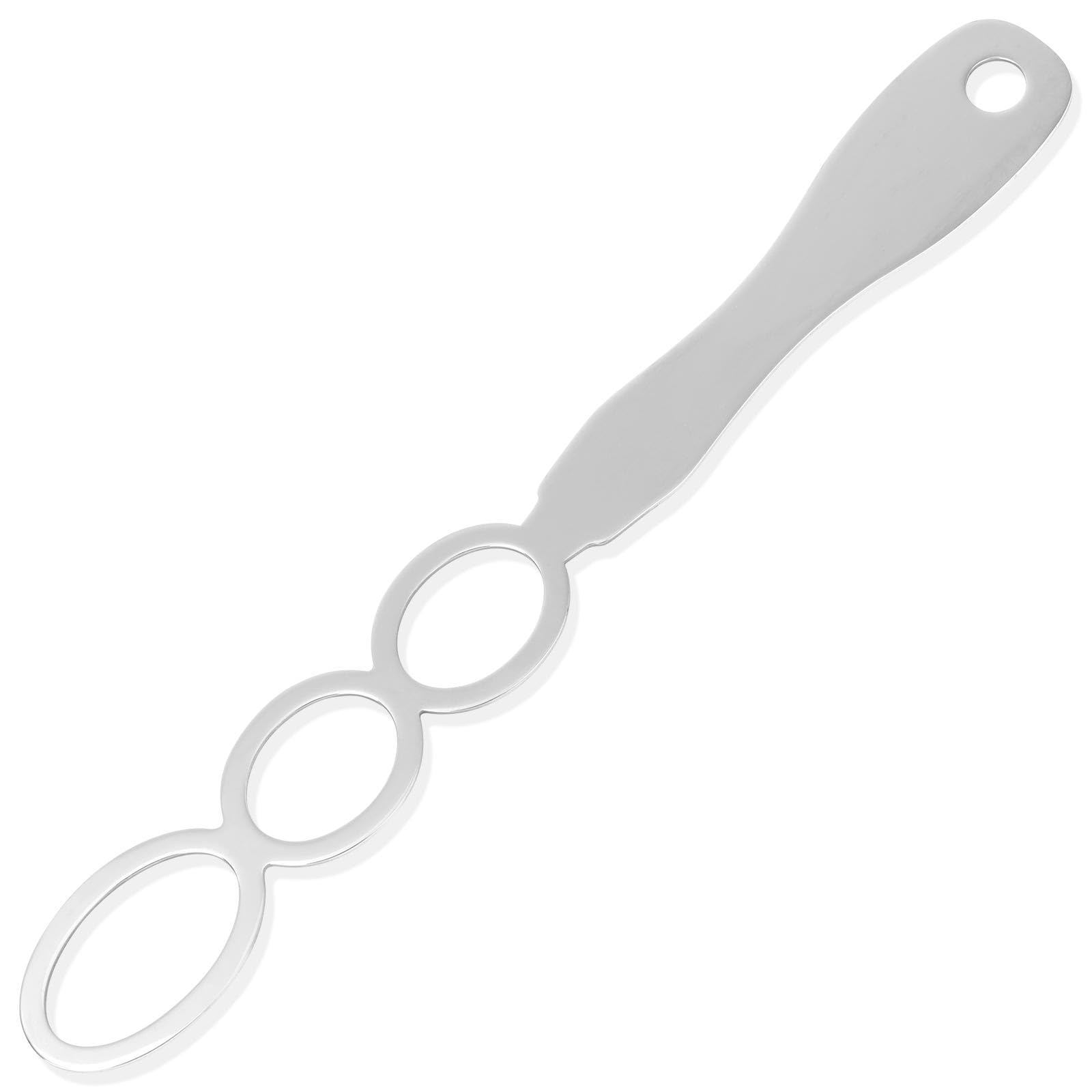 Peanut Butter Stirrer, 8.66x1.11in Stainless Steel Stirring Tool Heat Resistant No Mess Design Manual Butter Churner Easy to Clean Universal Mixer for Yogurt Sauces Dough and More-image-16