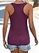 Vintage Mandala Graphic Tank Tops for Women Summer Beach Graphic Loose Tanks Vest Vacation Racerback Tank Cami (US, Alpha, Large, Regular, Regular, Wine Red)