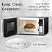 Countertop Microwave Ovens 0.7 Cu. Ft. 700 Watts Microwave Oven With LED Lighting,Turntable and Child Lock,Compact Microwave Perfect for Apartments and Dorms,Easy Clean Interior, Black
