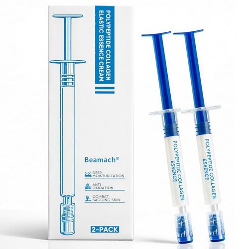 WEERSHUN Polypeptide Collagen Elastic Essence Cream Peptide Anti Wrinkle Essence Micro-Molecular Collagen Moisturizing Lotion Firming & Elasticity Support Anti-Wrinkle Daily Skincare (2 Pcs)