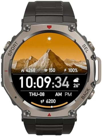 Sekoda GPS Smartwatch Double Fréquence, Plus de 170 Données De Fi...