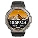 Reiteag Sekoda GPS Smartwatch Frecuencia Dual, Más De 170 Datos De Actividad Física Y Salud, 15 Días De Duración De La Batería, Frecuencia Cardíaca Y SPO₂, Resistente Al Agua. (Negro)