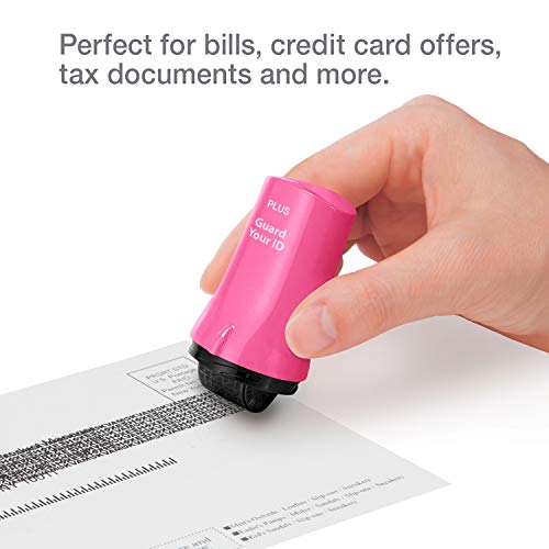 Image of Guard Your ID Advanced Security Roller 2.0 Identity Theft Prevention Stamping Pink