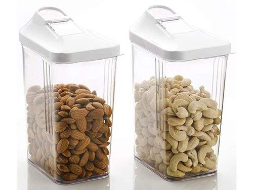 Sagar Enterprise 2pc Set, Ideal for Kitchen Grocery Storage Box lid Food Rice Pasta Container (Pack of 3)- S.E-106