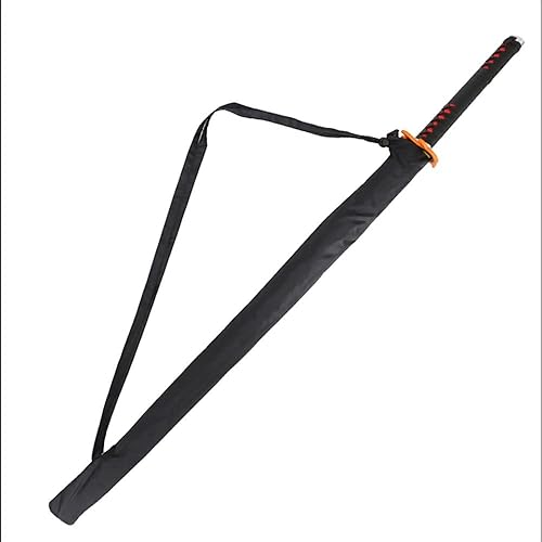 Miniatura 5 de Paraguas katana, paraguas de espada de anime, paraguas de espada de cosplay, paraguas Tomioka Giyuu, paraguas de arma de Demon Slayer de juguete,