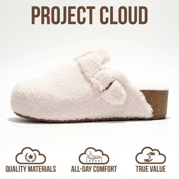 Image of Project Cloud Clogs for Women Footwear - Memory Foam and Non-Slip Platform Wedges Heels for Women Mules & Clogs 2026 - Comfortable Stylish Slip-On with Adjustable Straps (Rhona)