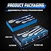 Ryrura 1/4 3/8/ 1/2 Inch Drive Ratchet Wrench Set,3-Piece Standard Socket Wrench Set,72-Tooth Quick Release,Reversible Ratcheting Feature with Metal Handle