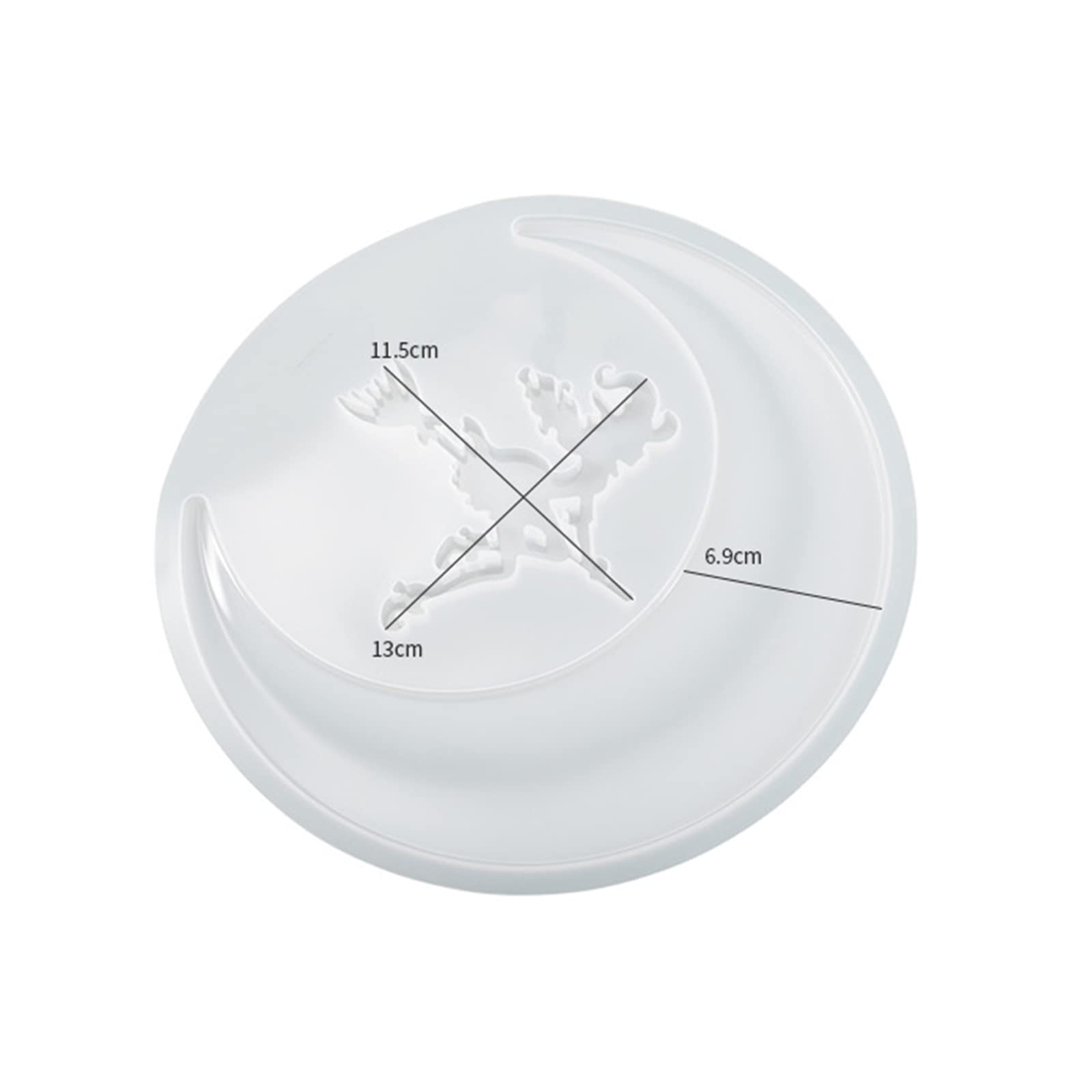 Tsophreniq Halloween Molds for Candles Halloween Silicone Epoxy Resin Witch for Soap Craft Silicone for Candles Making