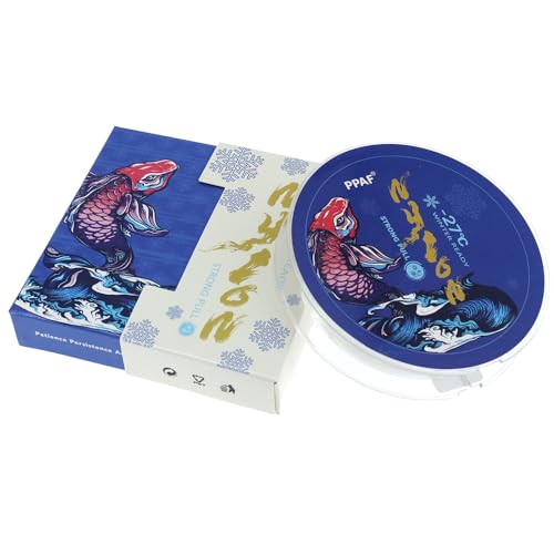 PPAF Winter Ready Fishing Line - Nylon Material, 100m, Winter Fishing Gear (Clear, 9.02LB/0.23 mm/109YD)
