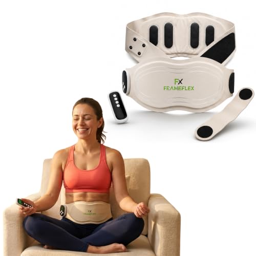 Image of EMS Muscle Stimulator Belt with Heat Therapy for Men & Women