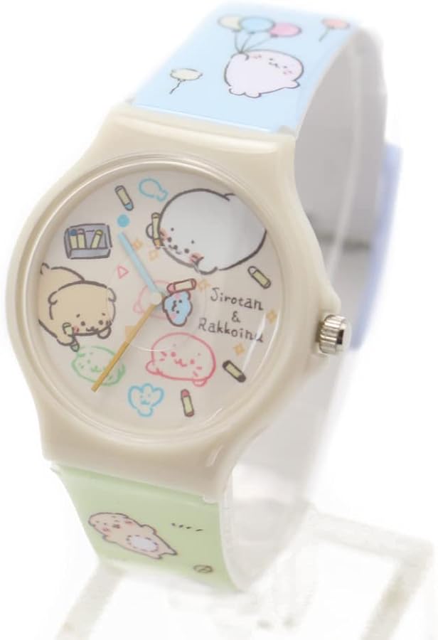 Amazon.co.jp: しろたん 腕 時計 《のんびりライフ》 マザーガーデン