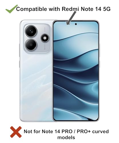 Image of FAD-E Tempered Glass Screen Protector Guard Compatible for REDMI NOTE 14 5G / Poco M7 Pro 5G