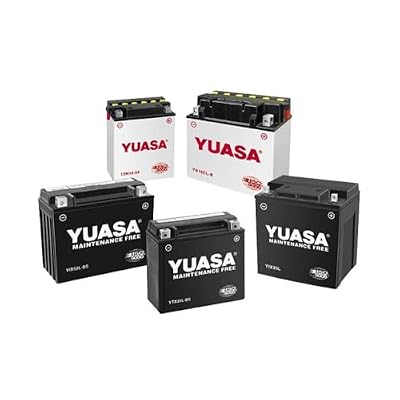 Yuasa YUAM320BS YTX20L-BS Maintenance Free AGM Battery with Acid pack