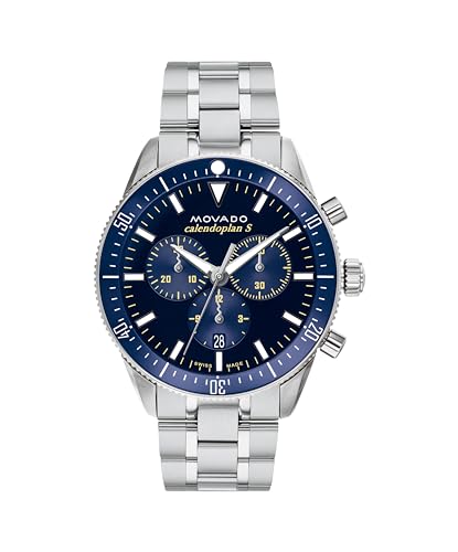 Image of Movado Heritage Series Calendoplan S Men's Chronograph Watch, Swiss Quartz, 42mm