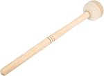 Drum Mallets, Drum Stick Bass Drum Mallet Stick Gong Mallet with Wool Felt Head Percussion Band Accessory for Bass Drum
