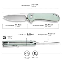 CIVIVI Elementum II Klappmesser Taschenmesser mit 7,51 cm Nitro-V Klinge – Ansicht 6