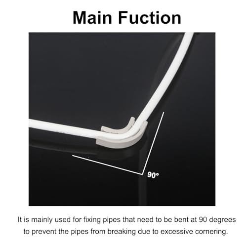 8Pcs Flow Bend Clip 90-Degree 1/4 Conduit Elbow for 1/4" RO Tubing PE Pipe Water Tube Accessories, Easy to Install - Image 4