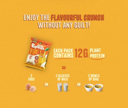 Image of Nourish Organics Tangy Taco Protein Puffs | 12g Plant Protein per Pack | Baked, Not Fried | Made with Chickpea, Brown Rice & Maize | No Maida, No Palm Oil | Gluten-Free Snack with Bold Taco Flavour | 60g (Pack of 4)
