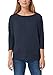 Produktbild s.Oliver RED Label Damen mit Regular Fit Flammgarnstruktur, Navy, 38