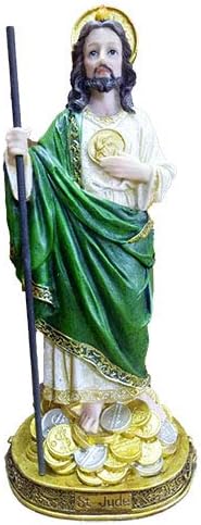 Miniatura 2 de Estatua de San Jude de San Judas Estatua de San Jude con escultura de Jude (12")