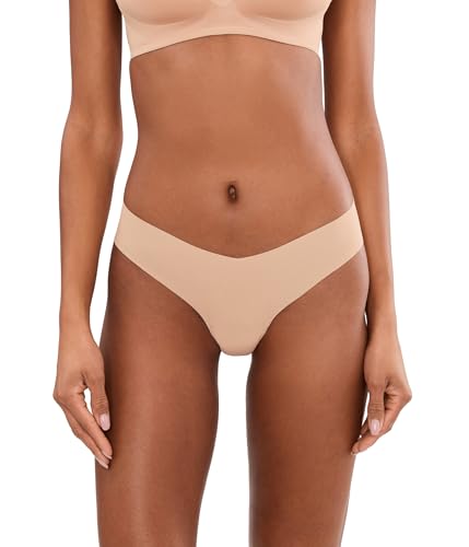 Image of commando - Classic Solid Thong (3-pack) | Seamless No Show Thong | Comfortable, Lay-Flat Edges | Machine Washable