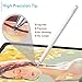Stylus for iPad, Digiroot Stylist Pen with Magnetism Cover Cap, Stylus Pen for Touch Screens/Apple/iPhone/iPad/Mini/Air/Android/Surface/Tablet/Laptop - (White)