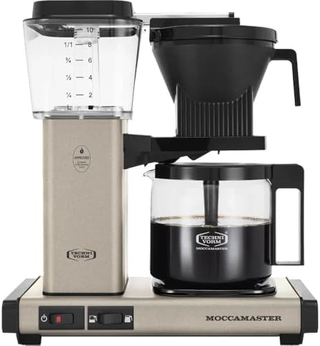 Technivorm Moccamaster 53633 KBGV Select 10-Cup Coffee Maker,Sandstone, 40 ounce, 1.25L