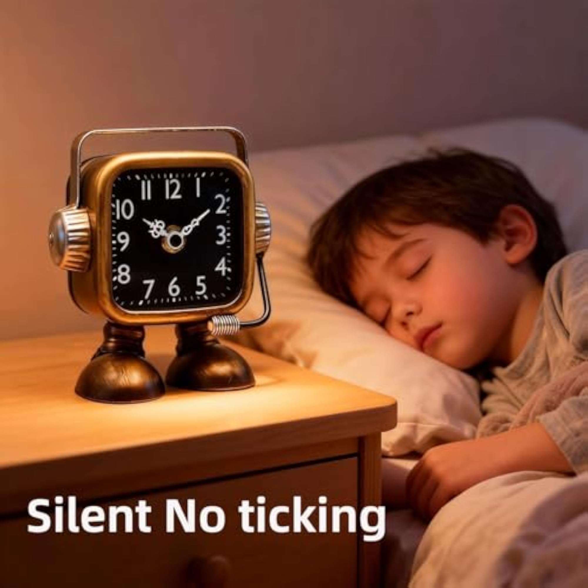 Retro Robot Table Clock, Gift