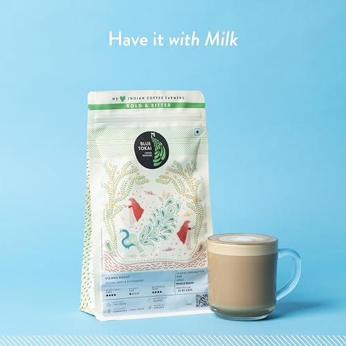 Blue Tokai Coffee Vienna Roast Arabica - 250 Gm (Freshly Roasted) (French Press)