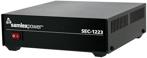 Samlex SEC-1223 Fuente de alimentación conmutada de escritorio de 23 amperios, tecnología avanzada de modo de conmutación, potencia confiable con