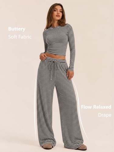 Image of Trendy Queen Women's 2 Piece 2026 Fall Fashion Lounge Set with Pockets