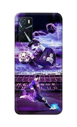 Image of Printed Hard Back Cover Case for Oppo A16 | Oppo A16s Back Cover (Famous Football Player) -1111