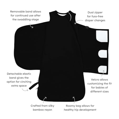 Image of KYTE BABY Unisex Rayon Made from Bamboo Sleep Bag Swaddler for Babies, 1.0 Tog