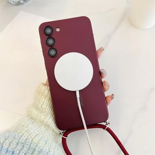 Coque souple Samsung S25 avec cordon pour garder les mains libres en voyage et shopping