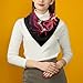 Red Boar Pigs Head Silk Like Head Scarf for Women Bandana for Hair Wrapping Fashion Accessory Square Hair Scarves 18