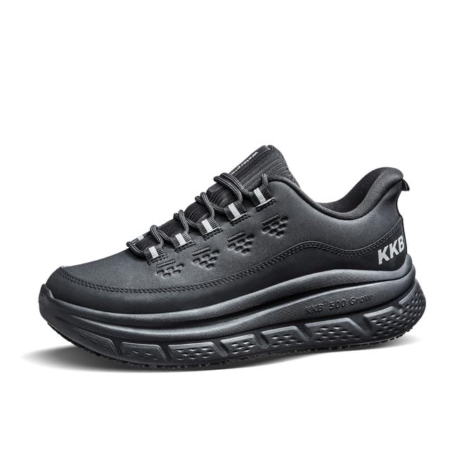 Men's Non Slip Work Shoes Waterproof Easy Slip