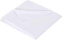 Hotella Queen Flat Sheet White 90x102 Inch - Ultra Soft Brushed Microfiber Hotel Quality, Wrinkle-Free, Shrinkage Fade Resistant Top Sheet