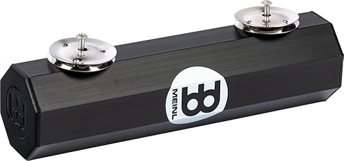 Meinl Percussion JS88BK Octogonal Aluminio Jingle Shaker, Negro