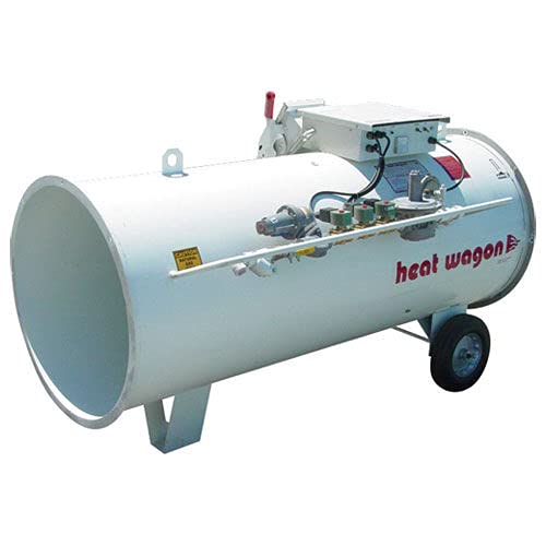 Direct Fired Gas Heater by Heat Wagon – 48"L x 32"W x 46"H, Steel, White, Model 2730C