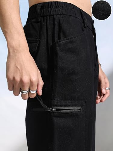 Image of Highlander Men's Carpenter Fit Casual Trousers | Relaxed Fit Trousers | Perfect for Casual Outings,Travel & Work Wear | Trouser for Men