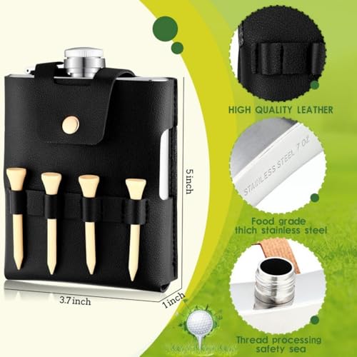 Funda para petaca anticaídas con hebillas para bolsas de golf 6