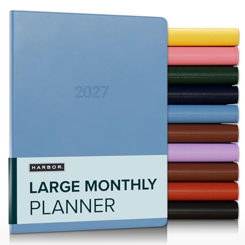 Harbor Large Monthly Planner 2026-2027 Cambridge Reef Blue
