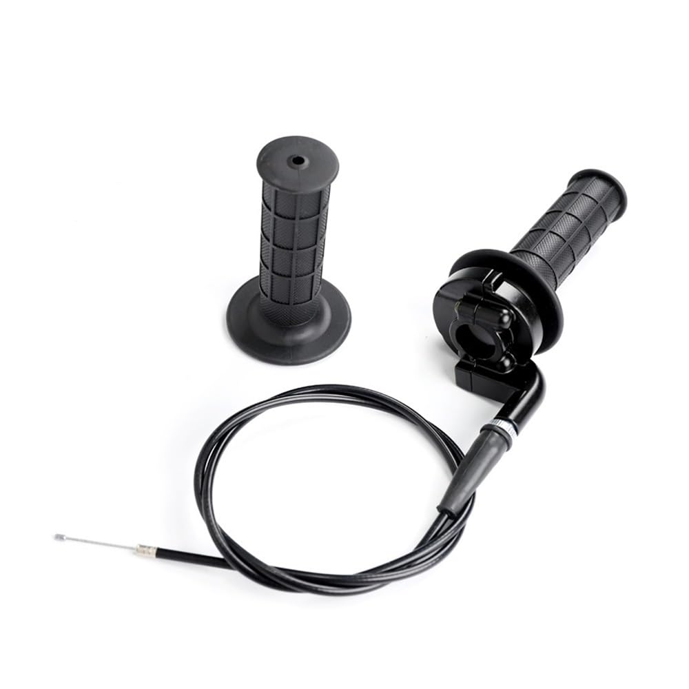 Fundas puños Manillar Motocicleta Empuñaduras De Acelerador Gas Giro Rápido para Motocicleta, Kit Mango 7/8 "y 22mm, Bicicleta ATV para 50CC-500CC