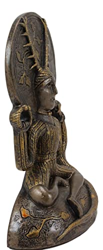 Estatua Céltica Dios Cornudo Herne Cernunnos con Ciervo 6.25 in miniatura 4