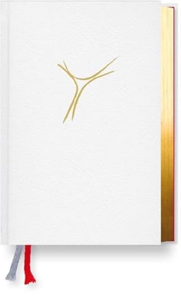 Gotteslob Fulda blanc et or le cadeau idéal pour communion et profession de foi